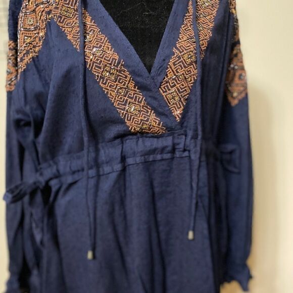 Free People Hobo Chic Mini Dress - Picture 4 of 9